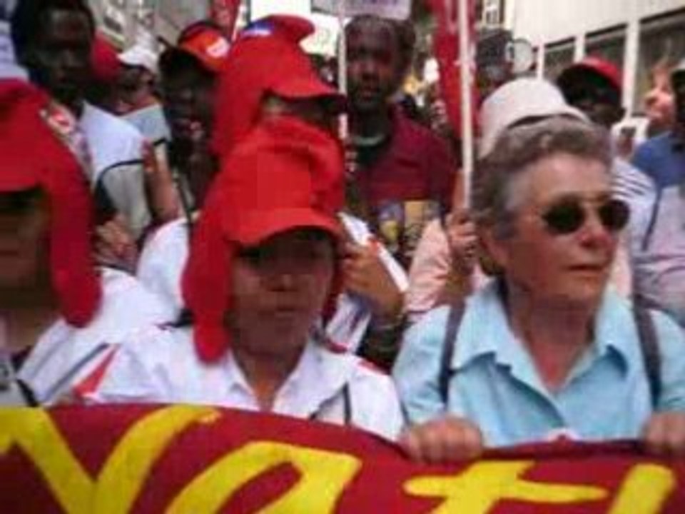 Manif des Sans-Papiers à Paris le 10 mai 2008