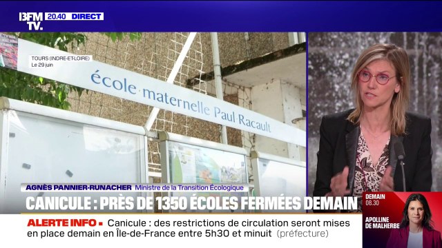 Canicule: près de 1350 écoles seront fermées en France ce mardi 1er juillet