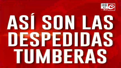 Así son las despedidas tumberas