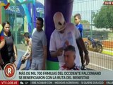 Más de 700 familias falconianas fueron beneficiadas con la Ruta del Bienestar