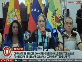 Aragua | III Congreso Regional de Historia se desarrollará en el marco de las 7 Transformaciones