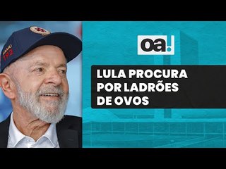 Lula procura por ladrões de ovos. Eu conto onde estão