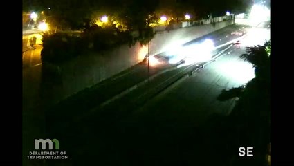 Fiery crash on Interstate 94 in Minneapolis