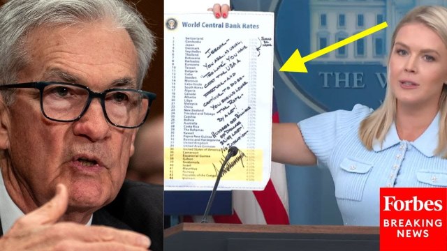 Karoline Leavitt Reveals What Trump Wrote To Fed Chair Jerome Powell In Letter