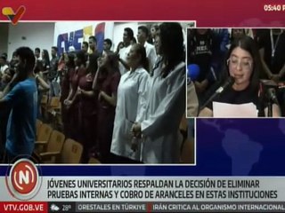 FVEU respalda la eliminación de las pruebas internas y cobros de aranceles en las instituciones