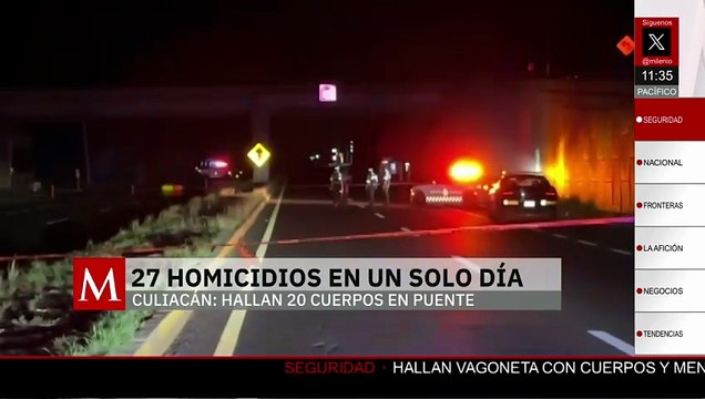 Fiscalía de Sinaloa confirma 27 homicidios dolosos en un solo día