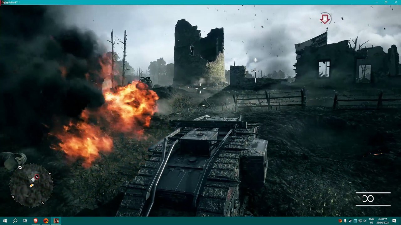 🎮Battlefield 1 Clean out German guns #shortvideo #battlefield1 #german