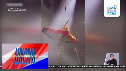 Kotseng props kung saan nakasakay si Beyoncé sa ere, nagkaaberya sa concert | Unang Balita