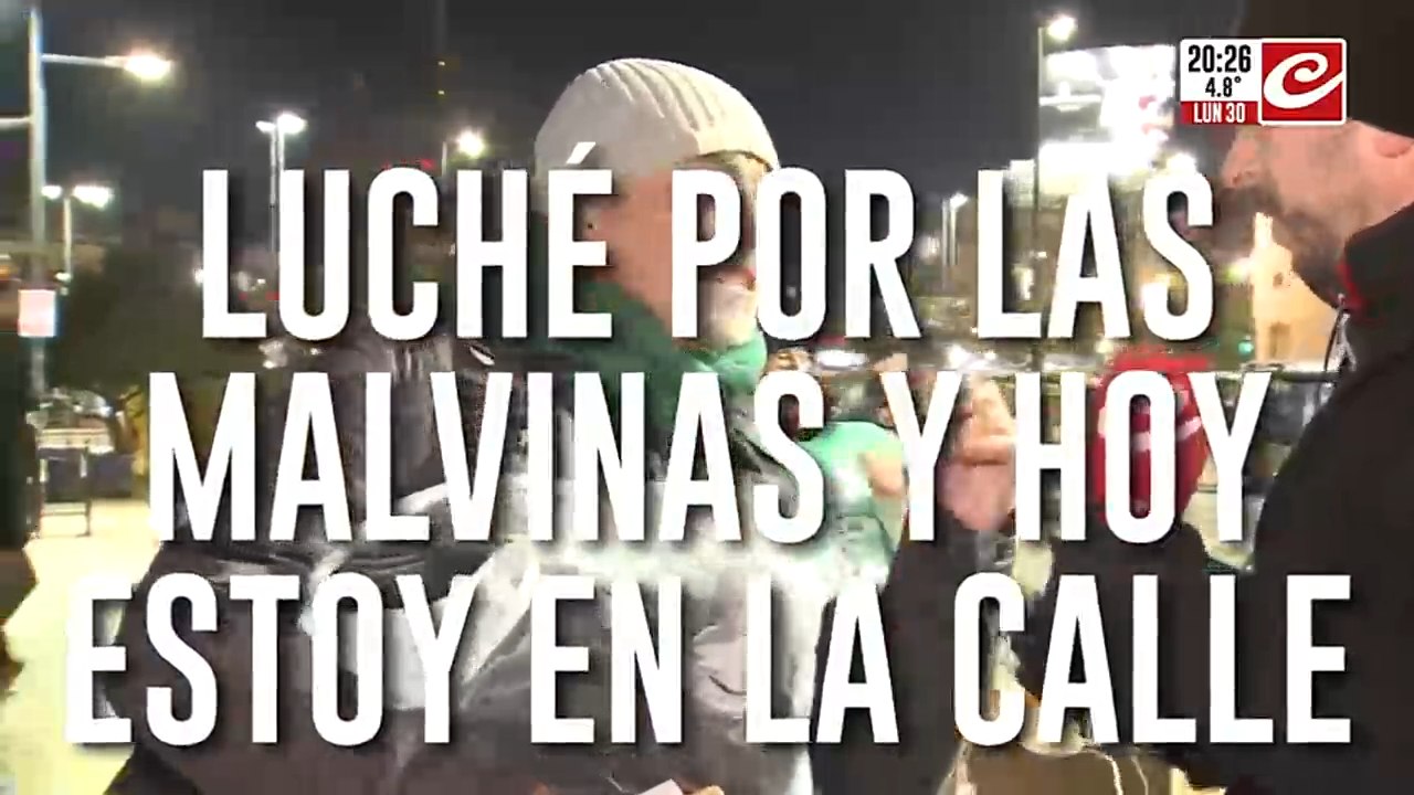 "Estoy en la calle": el dramático testimonio de un excombatiente de Malvinas