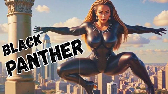 Black Panther: Queen of Wakanda | 1950s Super Panavision 70 Style | AI-Generated Retro Movie Concept
