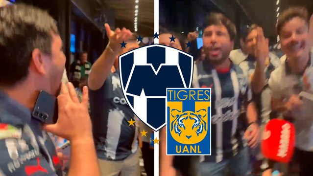 Afición de Rayados se burla de Tigres desde el Mundial de Clubes