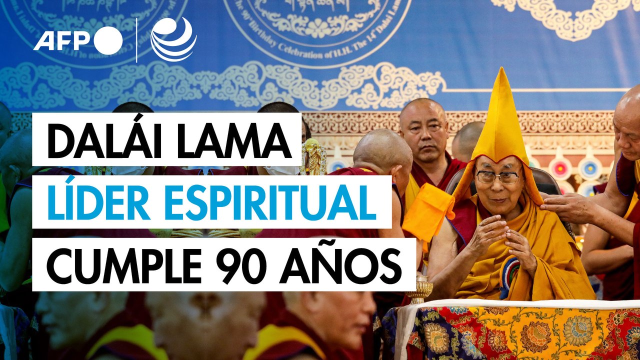 El dalái lama, líder espiritual del Tíbet, cumple 90 años