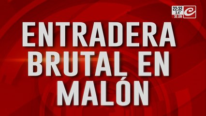 Entradera brutal: "bajate del auto o te mato"