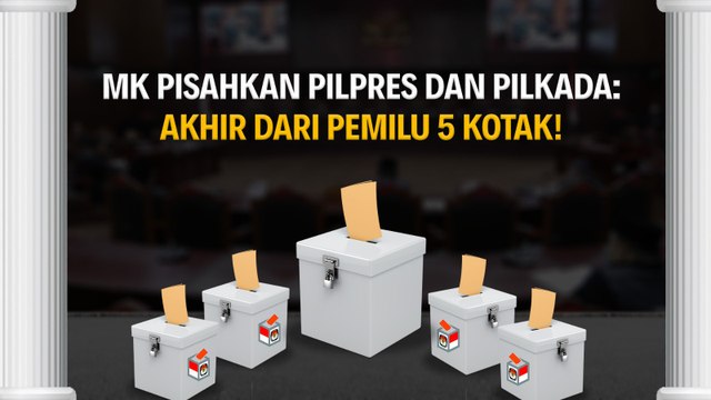 MK Putuskan Pisahkan Pilpres dan Pilkada: Akhir dari Pemilu 5 Kotak!