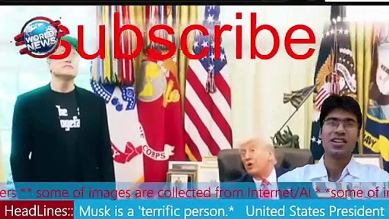 United States President Donald Trump said he still thinks Elon Musk is a 'terrific person.MHM NEWS