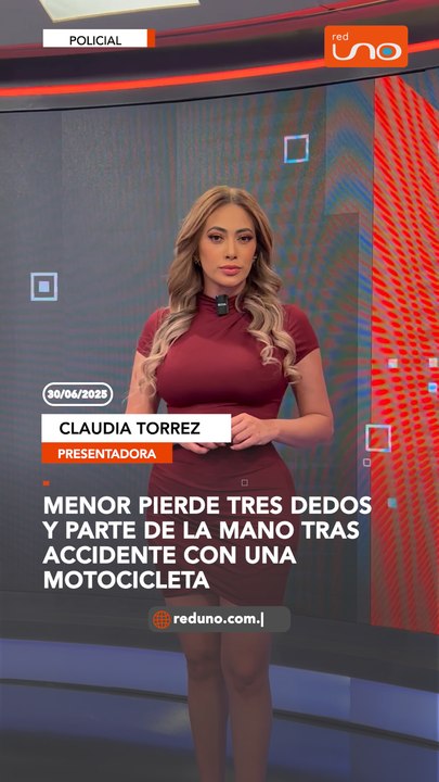 Niño pierde tres dedos