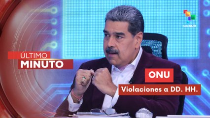 Pdte. Maduro ratificó la denuncia del Fiscal General de Venezuela