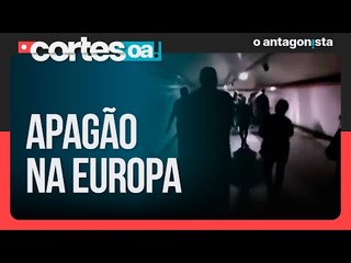 Os registros do caos no apagão europeu