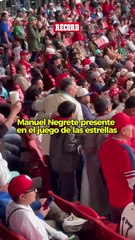 ¡UNA LEYENDA! Manuel Negrete estuvo presente en el juego de las estrellas de la LMB.
