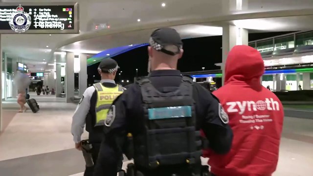 AFP extradition at Canberra Airport