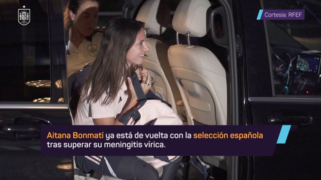Aitana Bonmatí ya está en Suiza con España