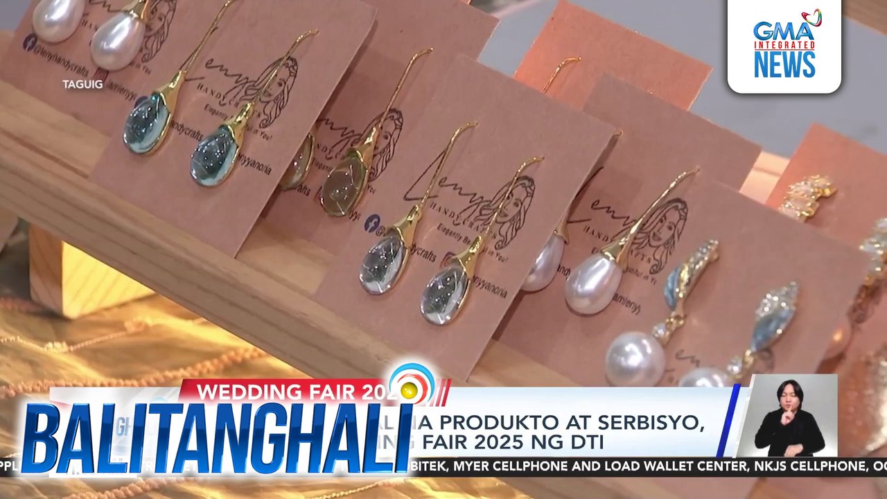 Iba't ibang lokal na produkto at serbisyo, ibinida sa Wedding Fair 2025 ng DTI | Balitanghali