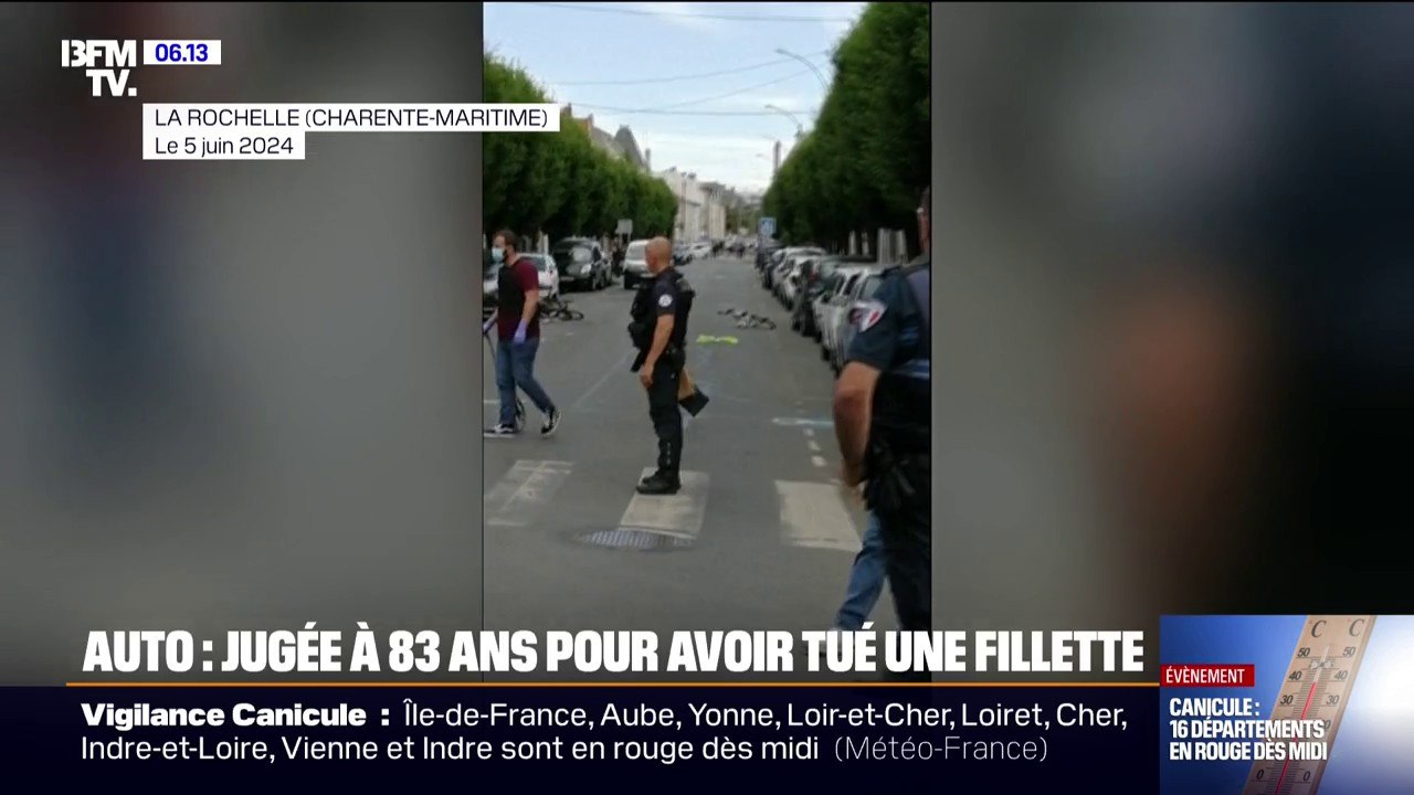 Un an après la mort d'une fillette de 10 ans fauchée à vélo à La Rochelle, le procès de l'automobiliste octogénaire s'ouvre ce mardi