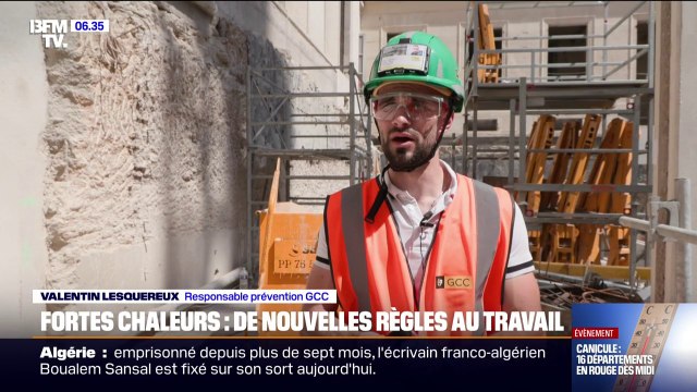 Canicule: de nouvelles mesures de protection des salariés contre la chaleur entrent en vigueur ce mardi