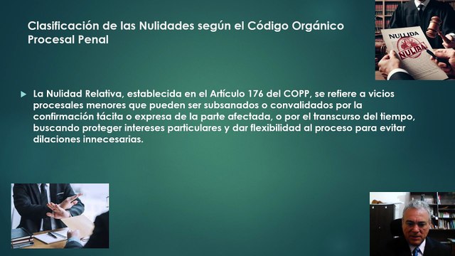 VIDEO DE EXPOSICIÓN SOBRE LAS NULIDADES PROCESALES PENALES ESTIPULADO EN EL CÓDIGO ÓRGANICO PENAL VENEZOLANO.