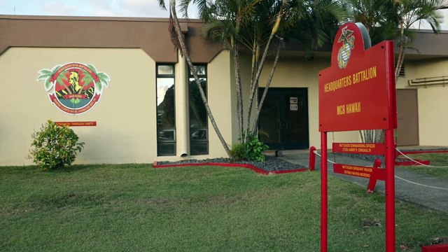 U.S. Marines with Headquarters Battalion MARINE CORPS BASE HAWAII, HAWAII, UNITED STATES