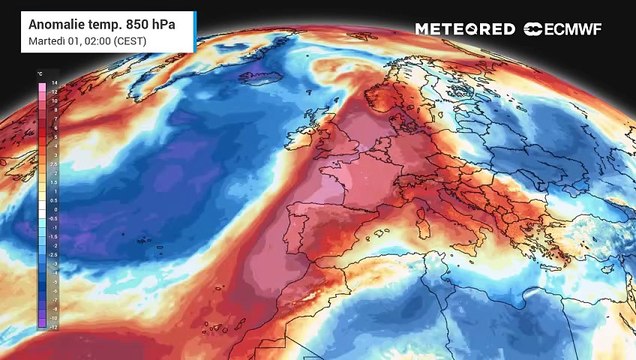 Ancora caldo record in Europa, anomalie termiche eccezionali in Francia
