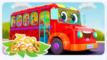 Wheels on the Bus | Kids TV Nursery Rhymes & Baby Songs in 4K