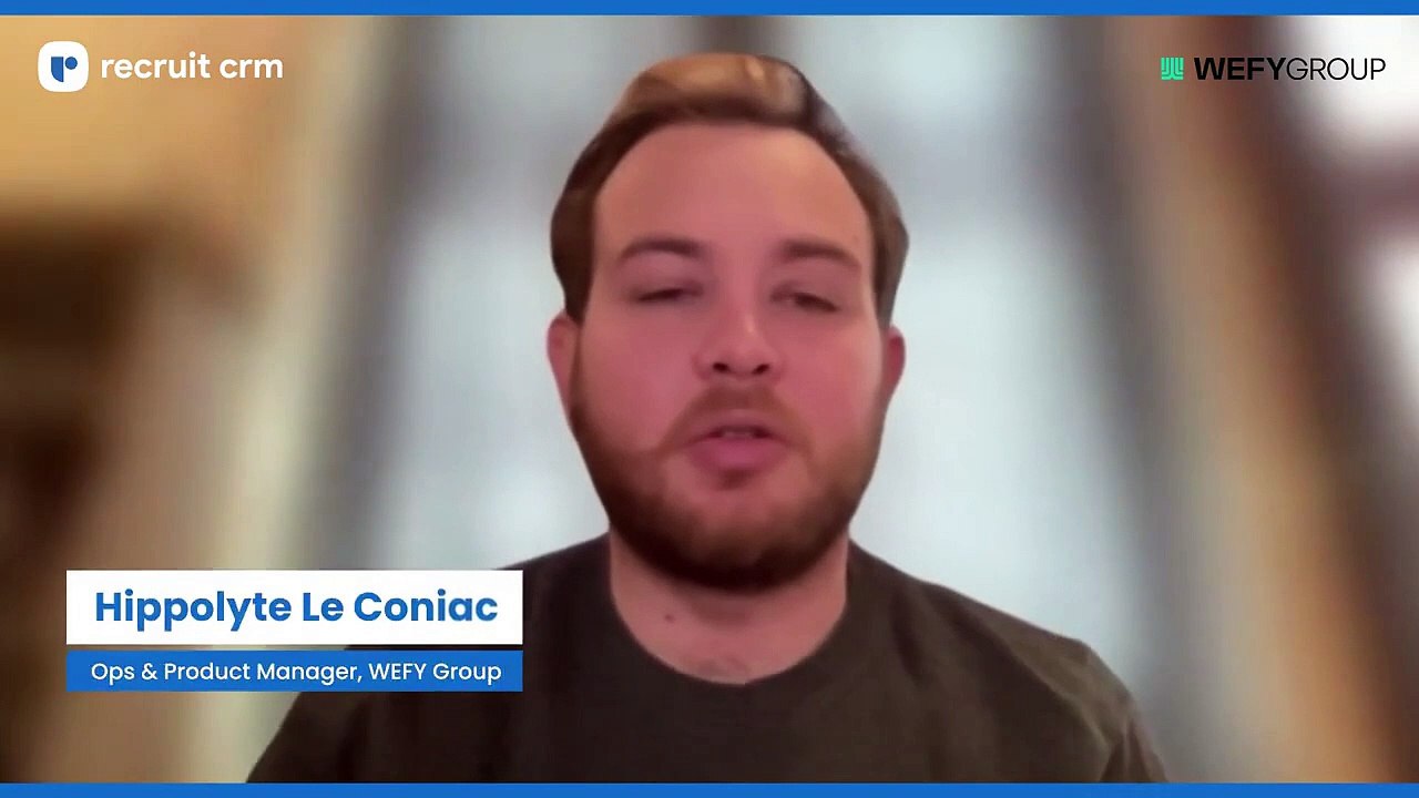 Le Groupe WEFY a augmenté sa productivité de recrutement de 25 % en un rien de temps grâce à Recruit CRM !