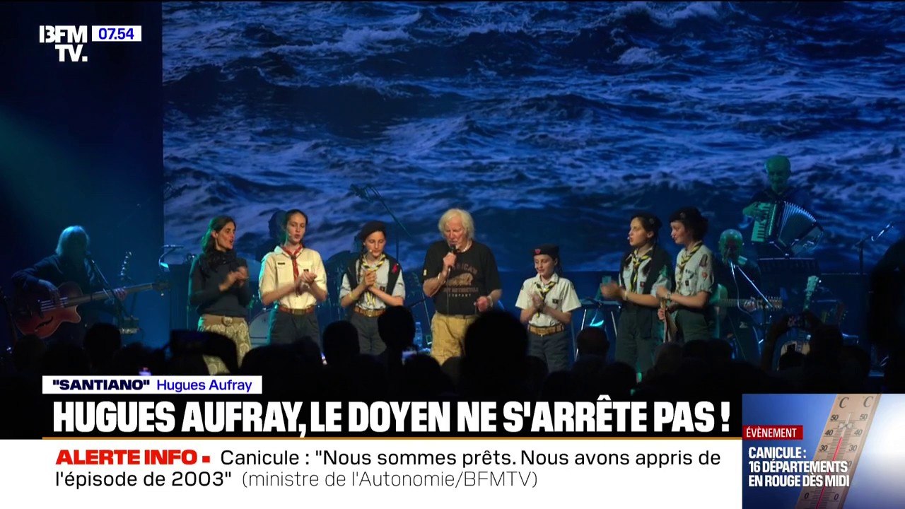 "Je continue, c'est pas pour l'argent que je chante, c'est pour le plaisir:" à bientôt 96 ans, Hugues Aufray continue les concerts