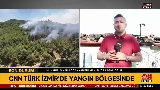 CNN TÜRK BÖLGEDE | Menderes ve Seferihisar yanıyor: Onlarca ev kül oldu