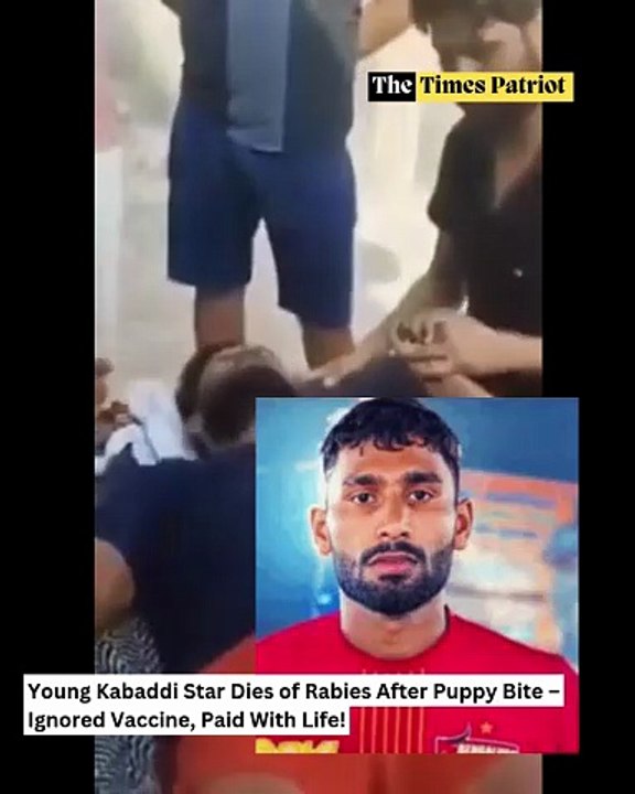 Young Kabaddi Star Dies of Rabies After Puppy Bite – Ignored Vaccine, Paid With Life!