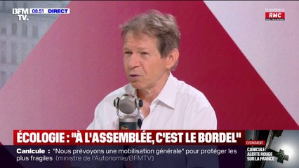 Jean-Marc Jancovici: "Le mot qui me vient à l'esprit en regardant ce qu'il se passe à l'Assemblée, c'est bordel"