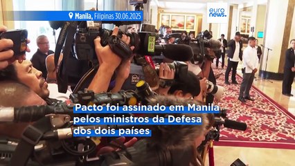 Lituânia e Filipinas assinam pacto de segurança para contrariar o "eixo autoritário" da China e da Rússia