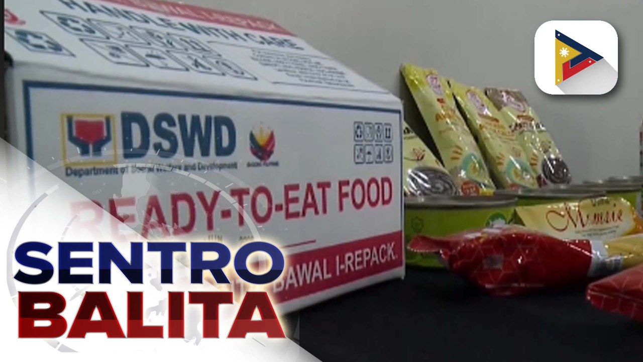 Ready-to-eat food packs sa mga pantalan, naka-preposition na bilang paghahanda tuwing masama ang panahon ayon sa DSWD