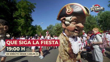 ¡Que siga la fiesta! Cada día, a las 19:00 horas, desde Carlos III
