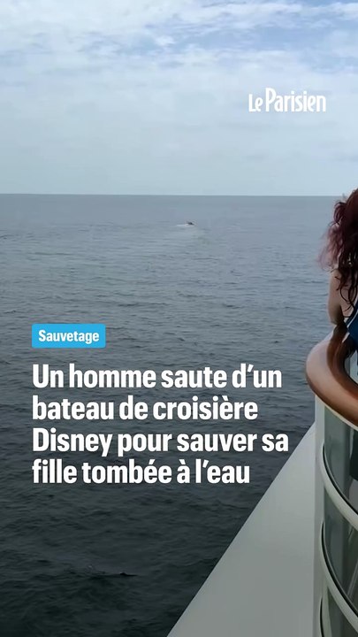 Sa fille tombe du bateau de croisière, il saute pour la sauver