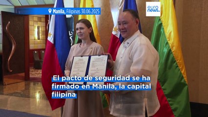 Lituania y Filipinas firman un acuerdo de seguridad para contrarrestar al "eje autoritario" liderado por China y Rusia
