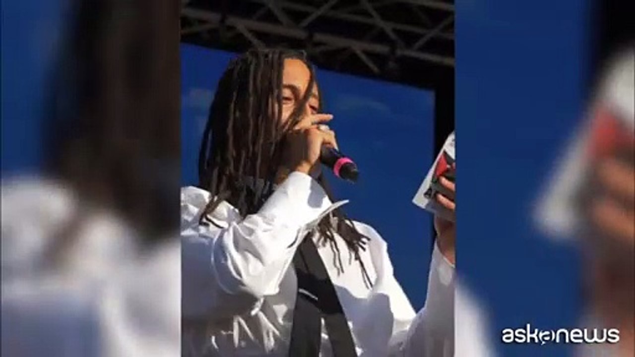 Che cos'ha detto Ghali alla manifestazione a Roma "Non in mio nome"