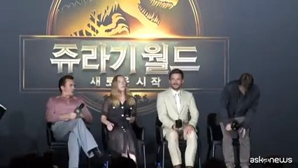 Fan impazziti a Seoul per le star di "Jurassic World: la Rinascita"