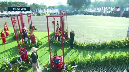 Puan, SBY, JK, hingga Ma'ruf Amin Ikut Upacara HUT ke-79 Bhayangkara Bareng Prabowo-Gibran