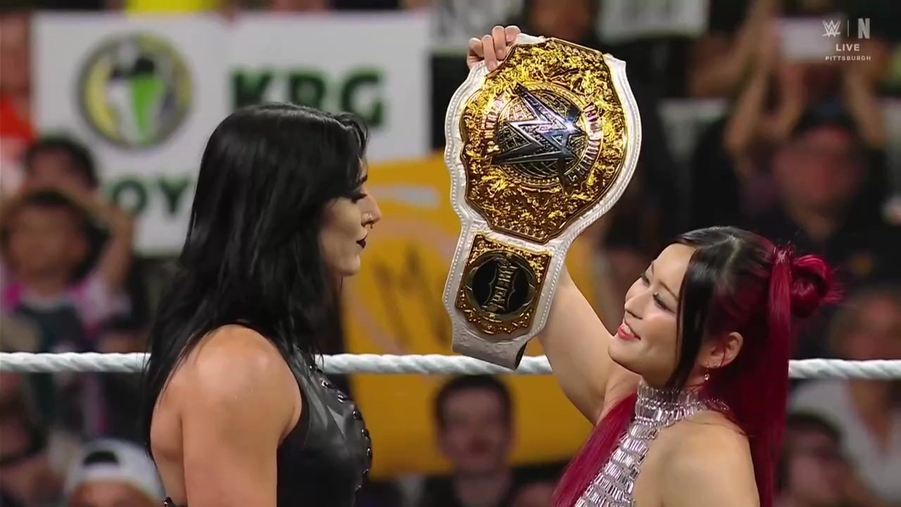 WWE Raw _June 30, 2025 - Rhea Ripley accepts Iyo Sky's challenge for Women's World Championship at WWE Evolution Event on July 13th