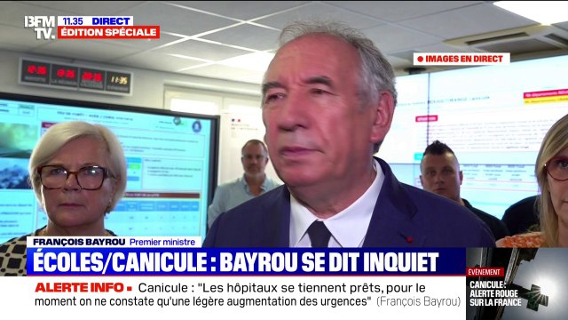 Canicule: François Bayrou estime que des climatisations presque gratuites devraient être mises en œuvre partout