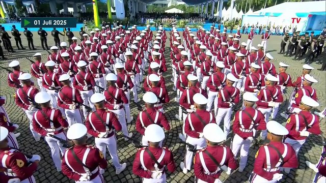 [FULL] Pidato Presiden Prabowo di HUT ke-79 Bhayangkara, Senang Polisi Ikut Terlibat MBG