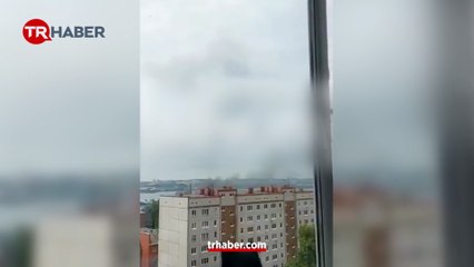 İHA fabrikası havaya uçtu! O anlar anbean kaydedildi