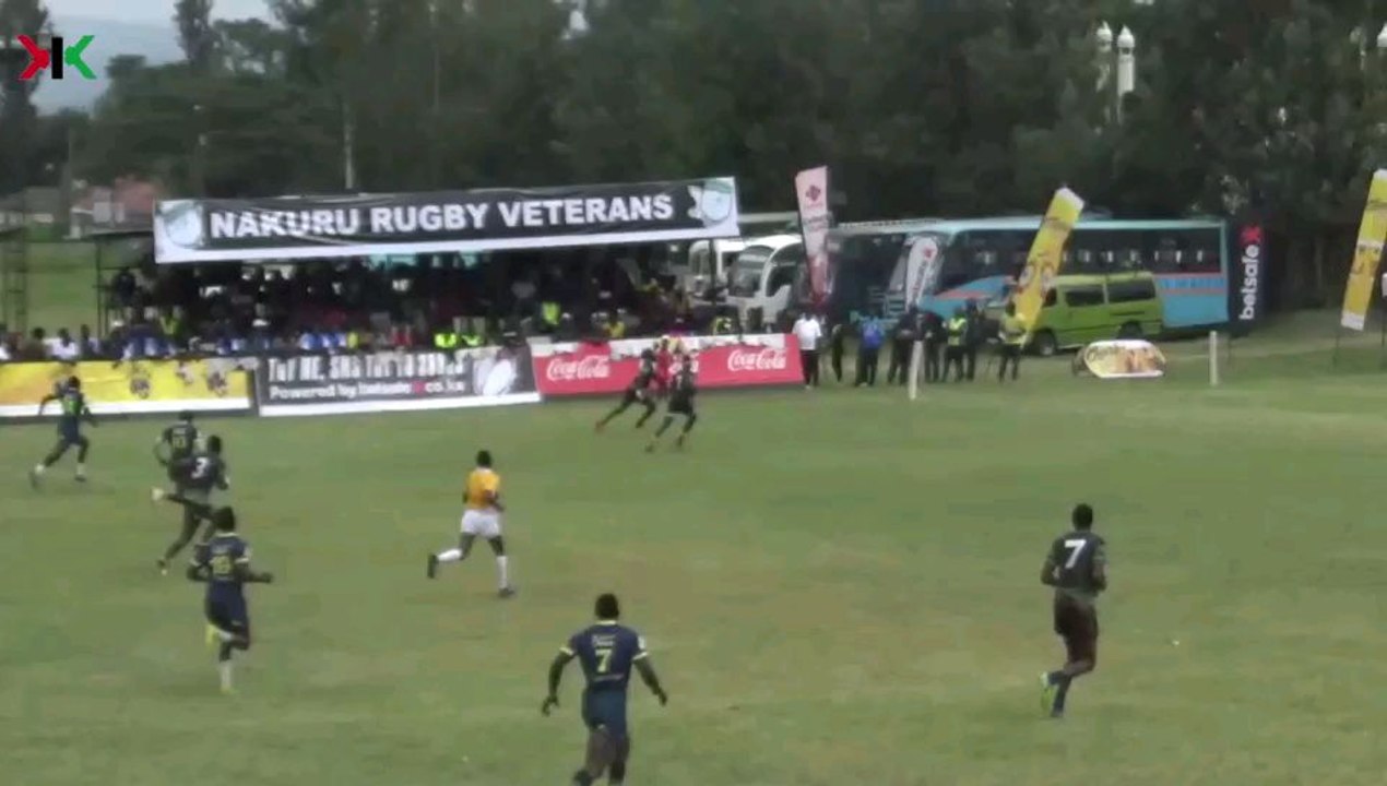 It's always a good idea to clear the lines when under pressure,until it's Geoffrey Ominde in the back field. Some Ominde Magic during the 2022 Prinsloo7s Nakuru derby.